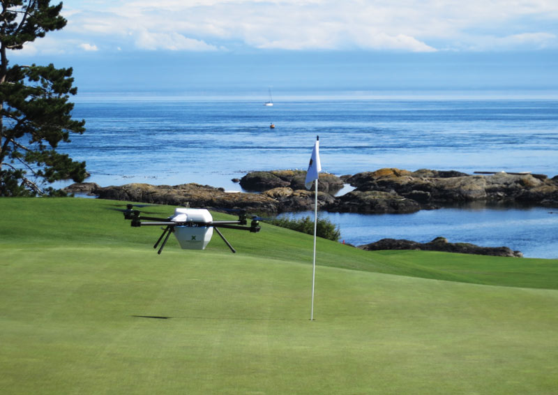 Remote control: Drones on the golf course Remote control