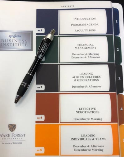 Superintendents broaden skill set at Syngenta Business Institute Syngenta Business Institute curriculum
