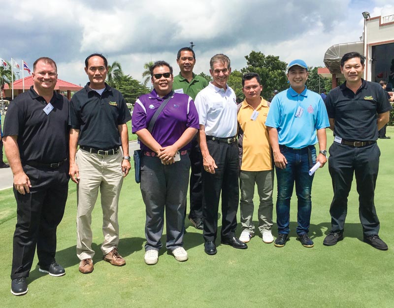 A golf course superintendent abroad Thailand golf course superintendents