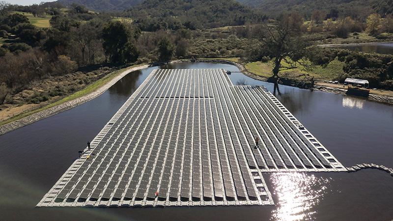 floating solar photovoltaic system