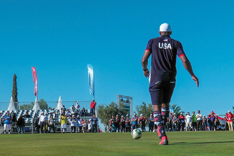 Aerial view of Ghost Creek golf course