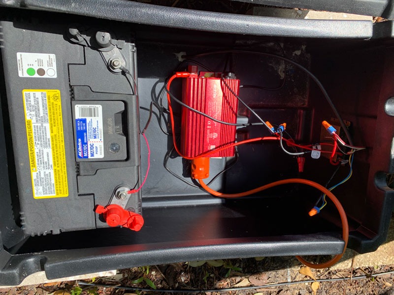 Turf hack: Solar-powered irrigation satellite Solar irrigation battery