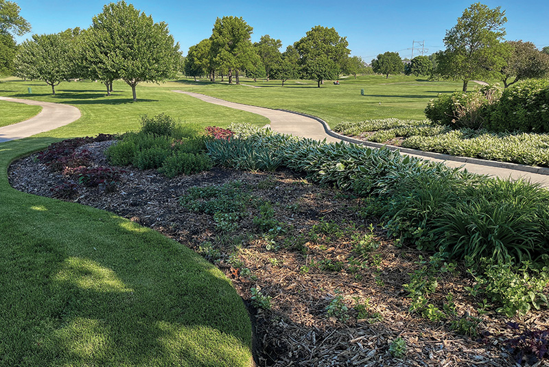 Aerial view of Ghost Creek golf course