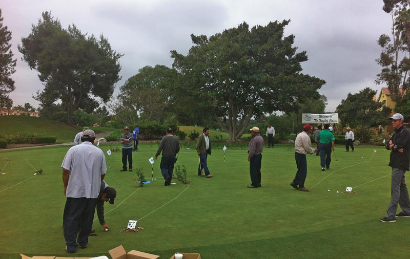 Golf course staff appreciation