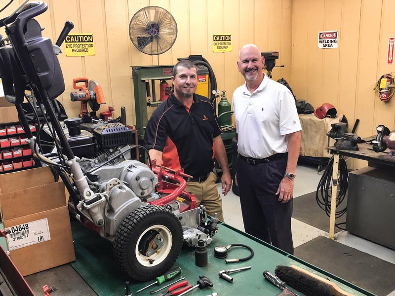 A curious mind: Trent Manning named 2018 Most Valuable Technician Equipment manager Trent Manning