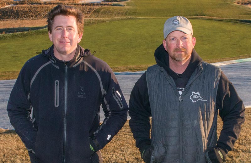At home at Bethpage: Andrew Wilson and Michael Hadley Wilson Hadley Bethpage