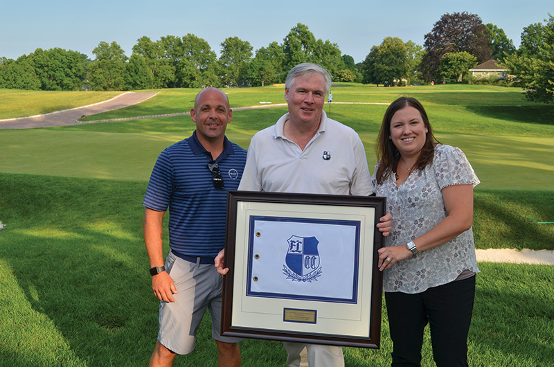 Chris Carson with Russ Harris and Maureen Sharples