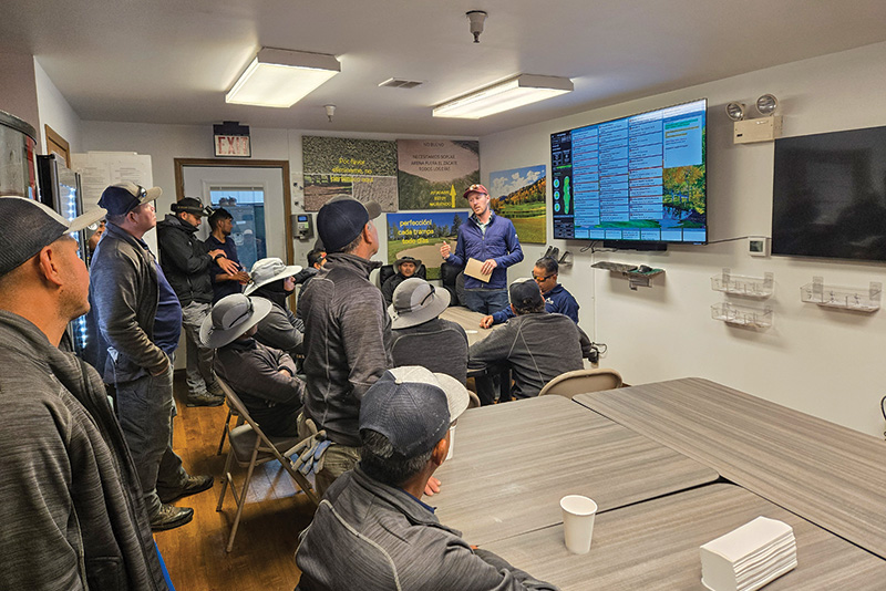 Aerial view of Ghost Creek golf course