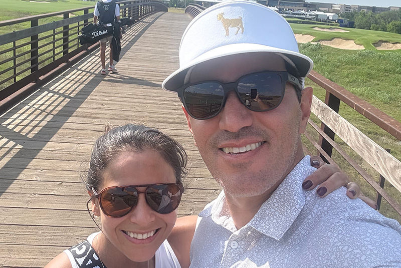 Ernesto Martínez and his wife Carolina