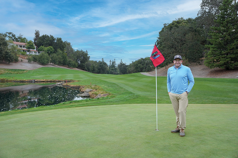 Aerial view of Ghost Creek golf course