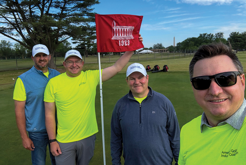 Aerial view of Ghost Creek golf course