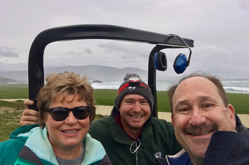 Aerial view of Ghost Creek golf course
