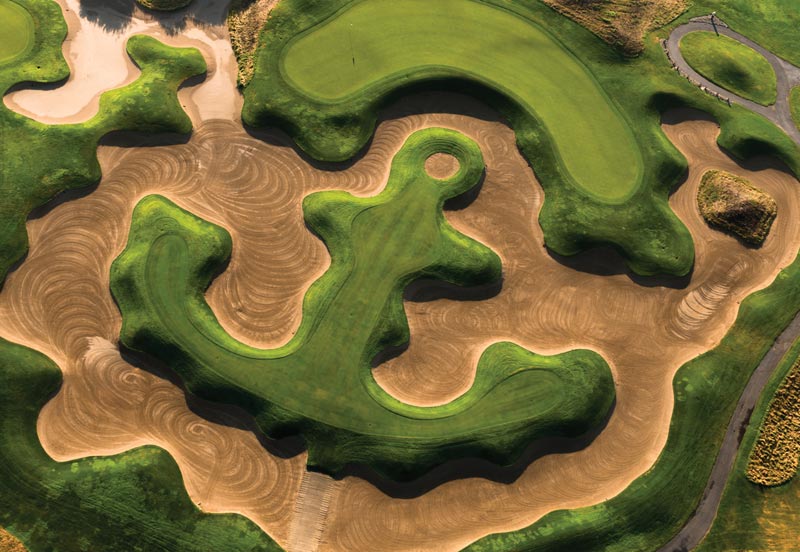 The art of the golf course bunker Harborside International Golf Center