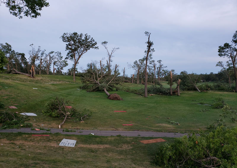 Iowa derecho damage