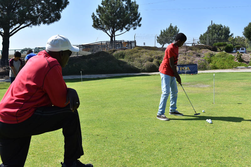 Straight into Compton: SoCal supers revive neglected course Compton golf course