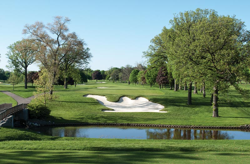 The art of the golf course bunker Medinah camel bunker
