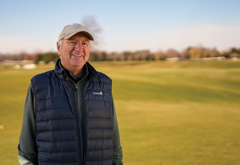 Bill Murray at his course in New Jersey