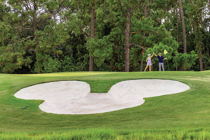 Aerial view of Ghost Creek golf course