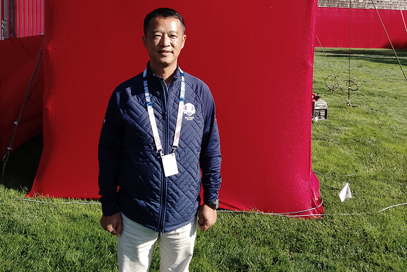 Aerial view of Ghost Creek golf course