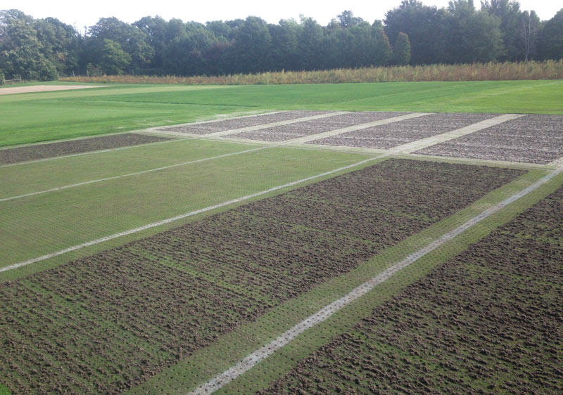 Does core recycling affect putting green performance? Core recycling topdressing