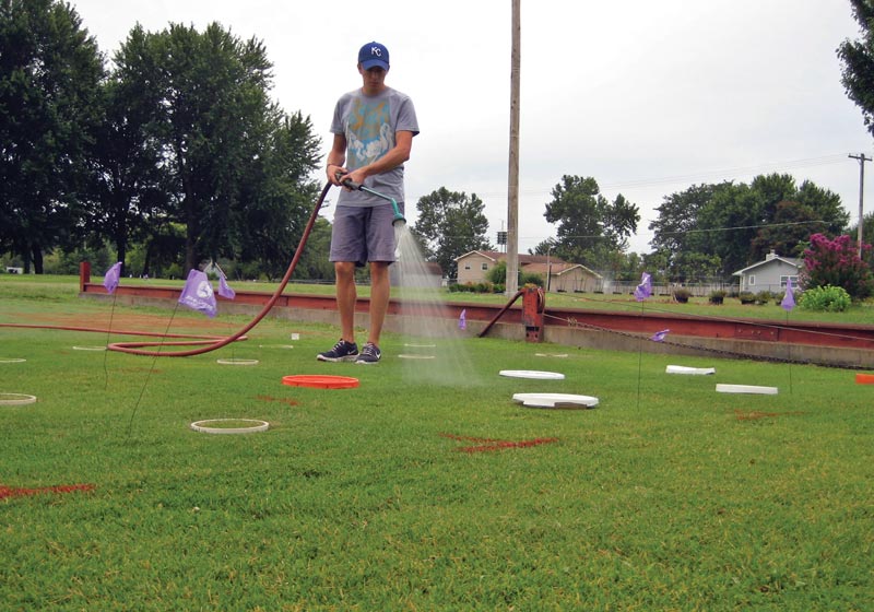 Fertilization and irrigation strategies reduce greenhouse gas emissions and conserve water Turfgrass irrigation study