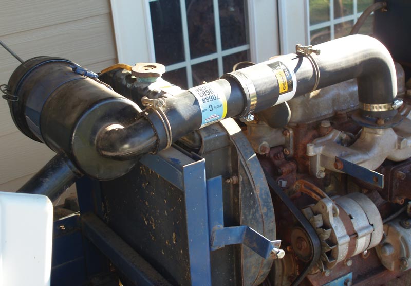 Shop: Diesel engine smoke Satoh tractor air intake